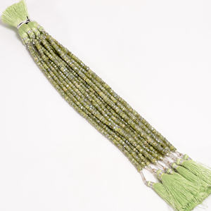 ลูกปัด vessonite, ลูกปัดพลอยรูปทรง rondelle เคลือบ, ลูกปัดเรียบ vessonite สำหรับทำเครื่องประดับ, ลูกปัดหลวม - Product Image 1