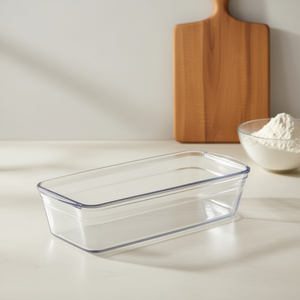 Moule à gâteau en verre trempé transparent de 28 cm, modèle 835BC00 1646, pour la cuisine, outils essentiels pour la pâtisserie - Product Image 3