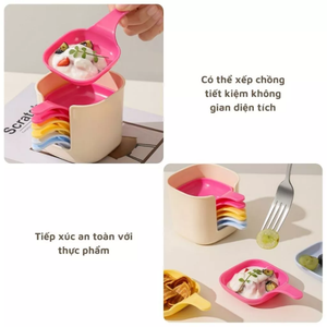 Pot à sauce en plastique réutilisable avec couvercle étanche Petit récipient à condiments pour la préparation des repas Porte-sauce en PP OEM/ODM Manufacture du Vietnam - Product Image 2