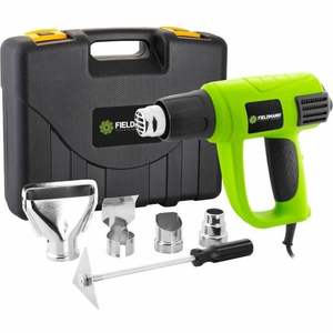 Pistolet à air chaud électrique et à batterie Fieldmann 2000W, température réglable, pour applications de bricolage et de soudage industriel par rétrécissement - Product Image 6