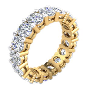 Elegant 14K Gold Classic <b>Ring</b> 5.7Cts VS Clarity Lab Grown EF Color Diamond Luxurious Classic Jewelry for Women - Product Image 1