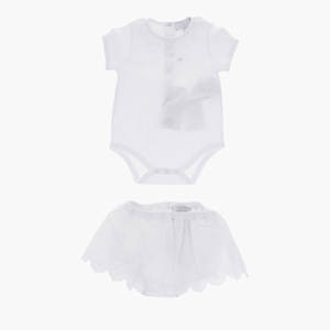 Conjunto de Mono para Niños, Mangas Cortas, Cuello Redondo, Cintura Elástica, Botones, Cierre Trasero, Color Personalizado, Poliéster - Product Image 1