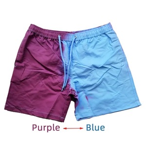 Men's Summer Sports <b>Shorts</b> Vintage Decoration Quick-Drying Breathable Canvas <b>Compression</b> Workout Pants Eco-Friendly Drawstring - Product Image 3