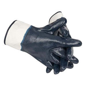 ถุงมือเซฟตี้สำหรับงานหนัก ทนทานต่อสารเคมีและน้ำมัน ปราศจากน้ำยาง ผลิตจากไนไตรล์ สำหรับผู้ชาย - Product Image 4