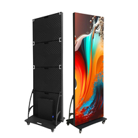 Afficheur LED en aluminium moulé sous pression P1.86 P2 P2.5 P3, écran publicitaire numérique d'intérieur, affiche LED portable pour magasin de détail