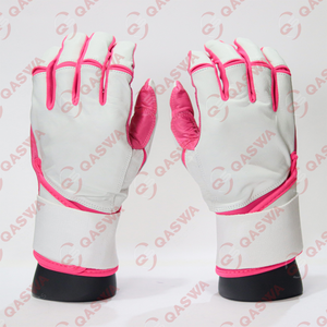 Guantes de Bateo de Béisbol y Sóftbol Profesionales Hechos a Medida, Diseño Ligero de Color Único, Cuero Cabretta Transpirable y Duradero - Product Image 5