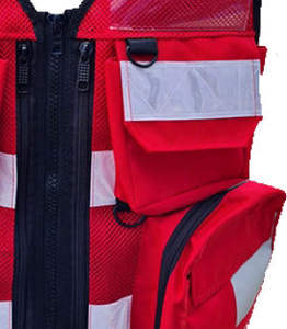 OEM personalizado de seguridad de alta visibilidad Chaleco Cremallera frontal Precio barato Chalecos DE SEGURIDAD Hi Viz Chaleco táctico - Product Image 3