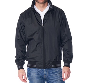Veste de sport pour homme, design et couleur personnalisés, noire, col rabattu, fermeture éclair, en cuir, style streetwear décontracté - Product Image 4
