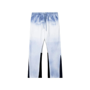 Custom 100% Cotton <b>Men's</b> Casual Track <b>Trouser</b> Breathable Flared Sweatpants with Mid Waist in Custom Colors - Product Image 2