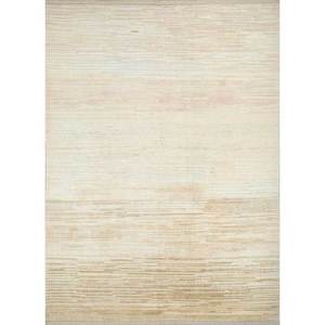 Handmade Beige & <b>Brown</b> <b>Wool</b> Rugs Boho Striped & Abstract Pattern for Entryway Hallway & Rectangle Home Decor-Pae-933 - Product Image 1