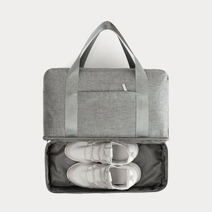 Bolsa de Deporte de Nailon Más Vendida, Bolsa de Gimnasio con Compartimento Independiente para Zapatos, Separación de Seco y Mojado, Bolsa de Viaje de 30L-40L - Product Image 1