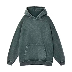 Sweat à capuche surdimensionné court personnalisé pour homme, impression en relief, polyester/coton, polaire 360g, respirant, anti-rétrécissement, vêtement d'hiver - Product Image 6