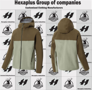 2023 Latest Design Zipper Full <b>Waterproof</b> Hooded Windbreaker Jacket High Quality Men's Sportswear Breathable Outdoor Winter - Product Image 3