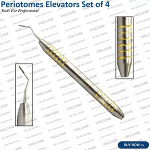Kit d'extraction de dent de chirurgie buccale dentaire manuelle de meilleure qualité Ensemble d'instruments pour ascenseurs Kits vétérinaires Vaslcare - Product Image 3
