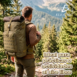 Mochila Táctica Impermeable de 50L para Camping y Senderismo, Forro de Nailon y Oxford, Cierre de Cremallera, Diseño Moderno para Deportes Diarios - Product Image 5