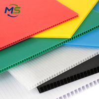 Feuille de plastique ondulé PP écologique, recyclable, personnalisable OEM/ODM, résistante à l'eau, conforme aux normes européennes, pour la fabrication de panneaux, retournable