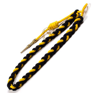 Double Strand Shoulder Red Cord with Gold Tip | Best Selling Custom Aiguillettes with Gold Tips for Maritime Uniforms - Product Image 6