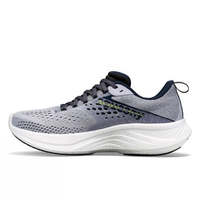 Chaussures unisexes Saucony RIDE 17 Collection été avec semelle intermédiaire en EVA, semelle extérieure en caoutchouc, tige en mesh et doublure en mesh