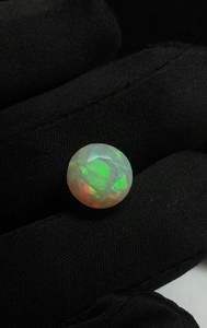 Gema de Ópalo Etíope Facetada de la Mejor Calidad con Cristal Redondo Auténtico para Sanación Espiritual y Creación de Joyas - Product Image 3