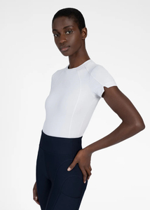 Camiseta Deportiva de Manga Corta para Mujer, Transpirable, para Montar a Caballo, Fabricante OEM, Capa Base para Equitación - Product Image 2