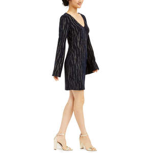 Abito da ballo per ragazze City Studios Extra Small con strisce glitterate oro - Product Image 3