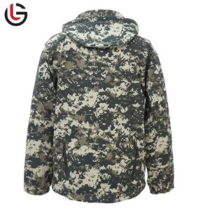 Chaqueta de camuflaje impermeable reversible para hombre, multibolsillos de invierno para exteriores con cuello con capucha, estilo callejero, gran oferta - Product Image 2