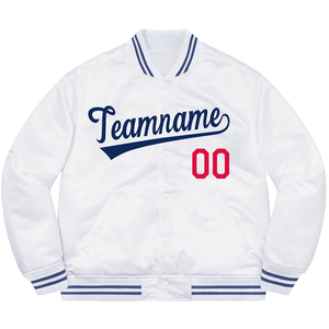 2025 New Style Personalized <b>Bomber</b> Varsity Men's <b>Jacket</b> Custom Embroidery Name Number <b>Baseball</b> Windbreaker <b>Jackets</b> - Product Image 1