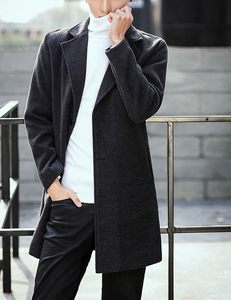 Abrigo de piel sintética con cuello chal para hombre de calidad superior, abrigo de invierno suave y esponjoso grueso, chaqueta, gabardina, prendas de vestir exteriores - Product Image 2