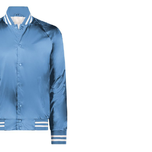 Veste universitaire en satin de haute qualité personnalisée pour hommes, coupe tendance, doublure douce à l'avant, veste de baseball bomber - Product Image 5