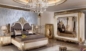 Cama Redonda de Lujo Tallada a Mano con Tema Tradicional de Maharaja para Villas - Tamaño Personalizable y Madera de Teca Duradera - Product Image 6