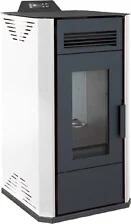 Poêle à granulés de bois moderne autoportant 8KW en acier avec télécommande pour chauffage intérieur de salon - Product Image 3
