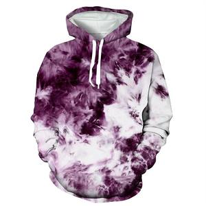 Sudadera con capucha con patrón Tie-Dye de moda para hombres y mujeres Simple otoño manga larga Casual Oversize 3D impreso impermeable ropa deportiva - Product Image 2