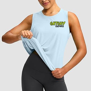 T-shirt de sport à col en V grande taille pour femmes respirant à manches courtes hauts d'entraînement serrés pour Yoga Gym Running-Technique lavée - Product Image 5