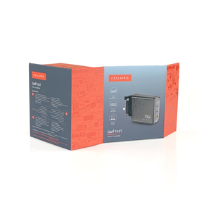 Tùy chỉnh cứng nhắc các tông lật sạc điện thoại di động hộp từ dữ liệu cáp USB Adapter giấy Bao bì hộp với cửa sổ rõ ràng hộp - Product Image 2