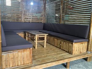 Pergola en bambou naturel/Gazebo KD produits/fabricant/fait à la main au Vietnam - Product Image 4