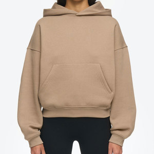 Sweats à capuche personnalisés pour femmes, en gros, en molleton de coton surdimensionné, pull à capuche de marque, fournitures de mode - Product Image 5