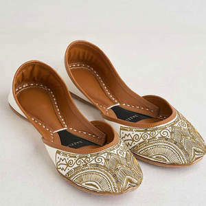 Nuevo Producto, Khussa para Mujer, Ligera, Resistente, Cómoda, Antideslizante, Parte Superior de Cuero Sintético, Suela Antideslizante - Product Image 1