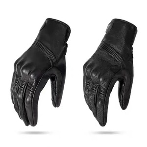 Guantes de Motocicleta de Cuero Genuino para Hombre y Mujer, Diseño de Logotipo Personalizado, Guantes de Carreras de Motocicleta con la Mejor Gama - Product Image 5