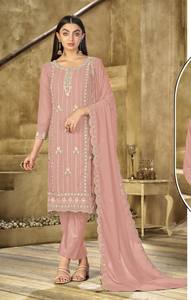 Heavy Georgette con bordado Trabajo Mujer Multicolor Salwar Kameez Ropa de fiesta Secado rápido para la venta en línea - Product Image 2