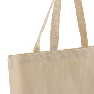 Med/Large Solid Color Canvas Tote <b>Bags</b> TG250 Bulk with <b>Long</b> Handles - Product Image 4