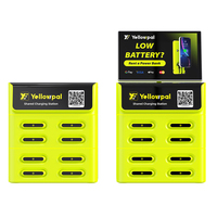 Kiosco Apilable de 8 Ranuras para Baterías Compartidas de Li-Polímero con Pantalla Publicitaria, Pago POS y Carga Rápida de 45W
