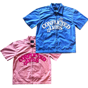 เสื้อโปโลปักลายสำหรับผู้ชายเสื้อเชิ้ตแขนสั้นขนาดใหญ่พิเศษสำหรับใส่ทำงานคาร์โก้ใส่ฤดูร้อน - Product Image 3