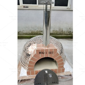 Chất Lượng Cao Lớn Gỗ Thương Mại Bắn Lò Nướng Bánh Pizza Bằng Gỗ Lửa Ngoài Trời Nướng Lò Nướng Bánh Pizza Lò - Product Image 6