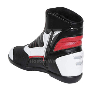 Prix compétitif Chaussures en cuir pour motocyclette Chaussures de sport imperméables pour adultes et unisexes - Product Image 4