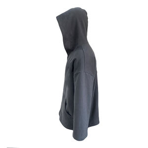 Sweat à capuche vierge avec impression de logo personnalisée pour hommes coupe ample veste à capuche à manches zippées amovibles Streetwear Hip Hop sweats à capuche zippés - Product Image 3