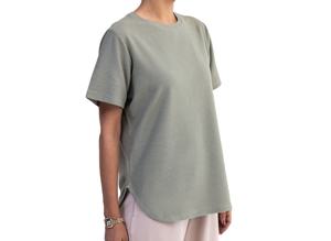 Producto Más Vendido, Camisetas de Cuello Redondo de Color Negro para Mujer, Uso Diario, Diseño Personalizado con Logotipo, Camisetas de Color Sólido para Mujer - Product Image 4