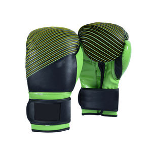 Gants de boxe pour hommes de haute qualité personnalisables avec logo tailles 8oz et 6oz Matériaux en cuir durables de qualité supérieure pour gymnases - Product Image 1