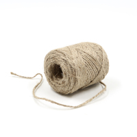 Corde en jute torsadée polyvalente Siam Brothers, fibre naturelle du Vietnam, pour usage extérieur, jardinage, emballage, longueur 164 pieds, 1/16