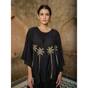 Poncho en modal Dune - Tunique modeste - Product Image 1