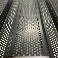Mur extérieur de bâtiment à bas prix Panneau de revêtement mural perforé en aluminium tôle d'acier perforée